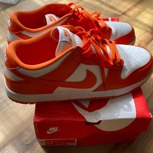 Nike Dunk Low Retro SP 'Syracuse' - Orange White - Size 13 - CU1726 101- UA